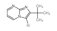 3-溴-2-叔丁基咪唑并[1,2-a]嘧啶结构式
