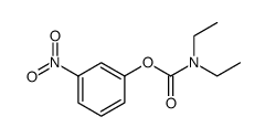 Carbamic acid, N,N-diethyl-, 3-nitrophenyl ester结构式