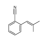 2-(2-methylprop-1-enyl)benzonitrile结构式
