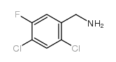 2,4-二氯-5-氟苄胺结构式