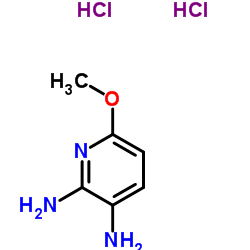 6-甲氧基-2,3-二氨基吡啶二盐酸盐结构式