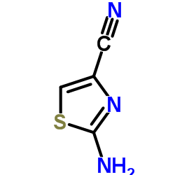 2-氨基-4-氰基噻唑结构式