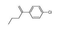 4-chloro-α-propylstyrene Structure