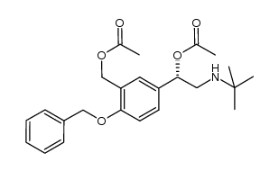 diacetate salt of (S)-salbutamol Structure