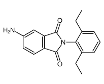 5-amino-2-(2,6-diethylphenyl)isoindole-1,3-dione Structure