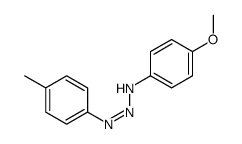 4-methoxy-N-[(4-methylphenyl)diazenyl]aniline结构式