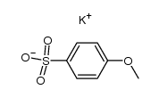 potassium p-methoxybenzenesulfonate结构式