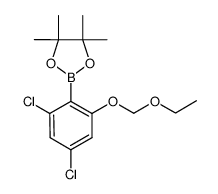 2-(2,4-dichloro-6-ethoxymethoxyphenyl)-4,4,5,5-tetramethyl[1,3,2]dioxaborolane Structure