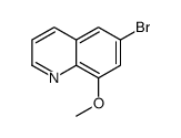 6-Bromo-8-methoxyquinoline Structure