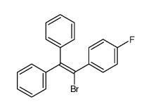 1-(1-bromo-2,2-diphenylethenyl)-4-fluorobenzene结构式