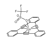 copper(I) triflate 1,2:5,6:9,10-tribenzocyclododeca-1,5,9-triene-3,7,11-triyne complex结构式