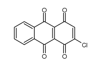 2-chloroanthracene-1,4,9,10-tetraone结构式
