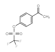 4-乙酰苯基三氟甲烷磺酸酯结构式