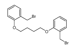 1-(bromomethyl)-2-[4-[2-(bromomethyl)phenoxy]butoxy]benzene Structure