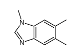 (9ci)-1,5,6-三甲基-1H-苯并咪唑结构式
