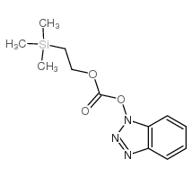 1-[2-(三甲基硅基)乙氧羰氧基]苯并三唑结构式