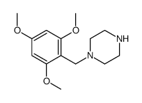 1-[(2,4,6-Trimethoxyphenyl)methyl]piperazine dihydrochloride Structure