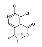 2,3-二氯-5-(三氟甲基)异烟酸甲酯结构式