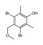 3,5-dibromo-4-(methoxymethyl)-2,6-dimethylphenol Structure