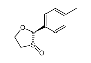 (2R,3R)-2-(p-tolyl)-1,3-oxathiolane 3-oxide结构式