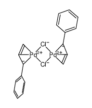 (聚酰亚胺-桂酰基)氯化钯(II)二聚体结构式
