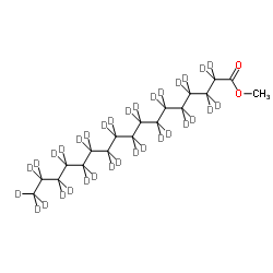 十七烷酸甲酯-D33结构式