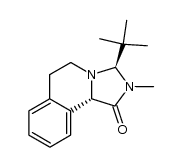 (3R,10bS)-3-(tert-butyl)-2-methyl-2,3,5,6-tetrahydroimidazo[5,1-a]isoquinolin-1(10bH)-one Structure