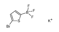 5-溴噻吩-2-三氟硼酸钾结构式