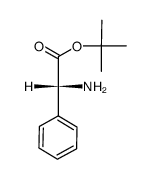 DL-苯甘氨酸叔丁酯结构式