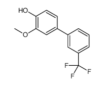 2-methoxy-4-[3-(trifluoromethyl)phenyl]phenol Structure