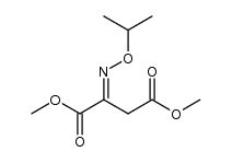 dimethyl 2-(isopropoxyimino)succinate Structure