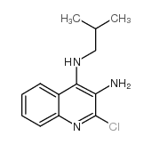 2-氯-N4-(2-甲基丙基)-3,4-喹啉二胺结构式