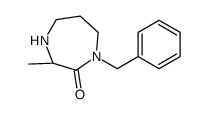 (R)-1-BENZYL-3-METHYL-1,4-DIAZEPAN-2-ONE structure