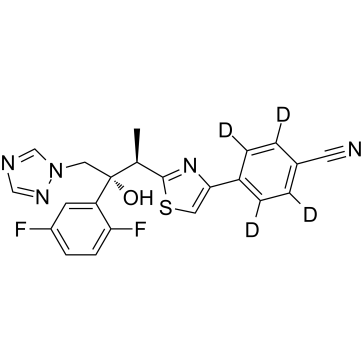 Isavuconazole D4 Structure