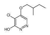 5-chloro-4-(2-methylbutoxy)-1H-pyridazin-6-one Structure