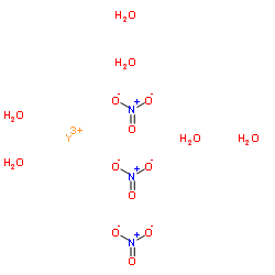 Yttrium nitrate hydrate (1:3:6) Structure