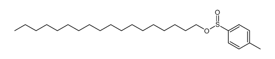 octadecyl 4-methylbenzenesulfinate Structure