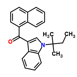 JWH 018 N-(1,1-dimethylpropyl) isomer结构式