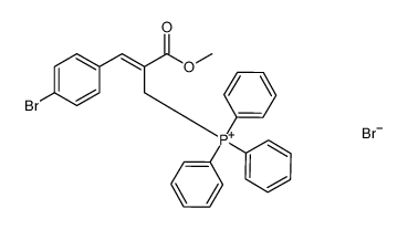 [(Z)-3-(4-bromophenyl)-2-methoxycarbonyl-2-propenyl]triphenylphosphonium bromide结构式