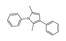 2,5-dimethyl-1,3-diphenylpyrrole结构式