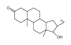 (5S,8R,9S,10S,13S,14S,16S,17R)-16-fluoranyl-17-hydroxy-10,13-dimethyl-1,2,4,5,6,7,8,9,11,12,14,15,16,17-tetradecahydrocyclopenta[a]phenanthren-3-one Structure