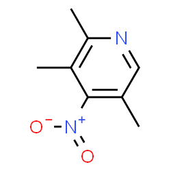2,3,5-trimethyl-4-nitropyridine Structure