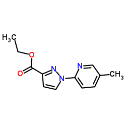 Ethyl 1-(5-Methylpyridin-2-yl)-1H-pyrazole-3-carboxylate Structure