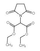 Propanedioic acid, (2,5-dioxo-1-pyrrolidinyl)-, diethyl ester Structure