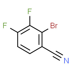2-溴-3,4-二氟苄腈结构式