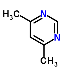 4,6-二甲基嘧啶结构式