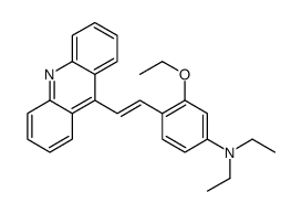 4-(2-acridin-9-ylethenyl)-3-ethoxy-N,N-diethylaniline Structure