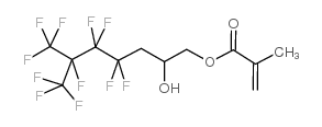 异丁烯酸3-(全氟-3-甲基丁基)2-羟丙酯结构式