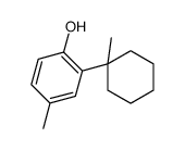 2-(1-Methylcyclohexyl)-p-cresol结构式
