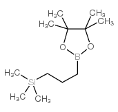 3-三甲硅烷基-1-丙基硼酸频哪酯结构式